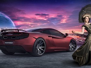 安卓汽车 超跑 迈凯轮 MP4手机壁纸