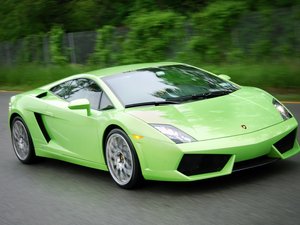 安卓汽车 超跑 兰博基尼 绿色 盖拉多手机壁纸