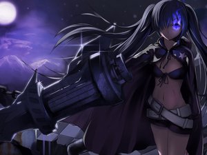 安卓动漫 卡通 少女 人物 手绘 黑岩射手手机壁纸