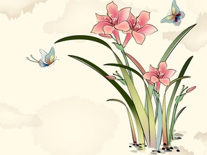 安卓创意 中国风 水墨 山水 国画手机壁纸