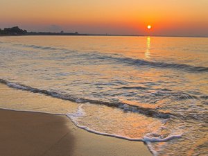 安卓开阔 风景 阳光 风光 落日 日落 红日 余晖 落日余晖手机壁纸