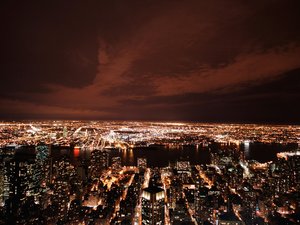 不夜城 纽约 风光 美景 旅游 城市 高楼