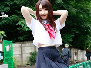 美女 可爱 学生装 学妹 可人 制服