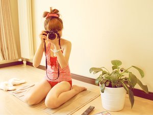 安卓美女 靓女 模特 漂亮 性感 可爱 倾心 靓丽 萌妹子 王梦实 360宝贝手机壁纸