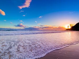 风景 海洋 沙滩 浪花