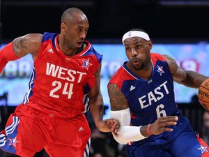 体育 篮球 NBA 2013年 全明星 科比 詹姆斯