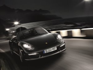 Porsche 保时捷 Boxster 汽车 宽屏 黑色