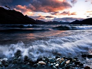 安卓风景 山水 水浪手机壁纸
