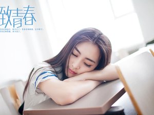 致青春 毕业季 美女 模特 宽屏 学生妹 清纯