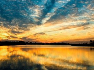 安卓风景 晚霞 黄昏 余晖手机壁纸