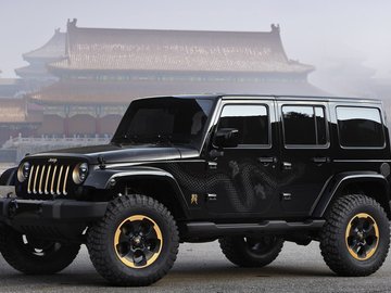 汽车 jeep 牧马人