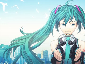 动漫 动漫少女 初音