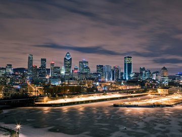 风景 城市 加拿大 蒙特利尔 夜景