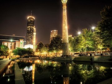 风景 城市 夜景