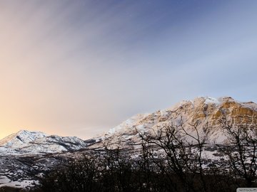 风景 雪景 冬天