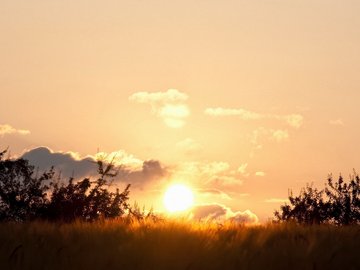 风景 落日 夕阳 落日余晖