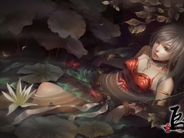 游戏 巨侠 游戏美女 Cg图 插画 手绘