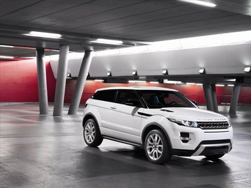 汽车 SUV 白色 路虎 Evoque