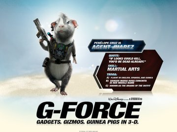 豚鼠特工队 G-Force 影视 卡通 电影 整蛊搞笑