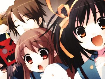 凉宫春日 suzumiya haruhi 可爱 卡通 动漫