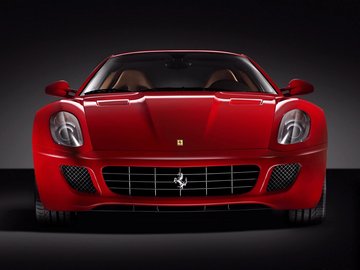 汽车 超跑 红色 法拉利599 GTB Fiorano