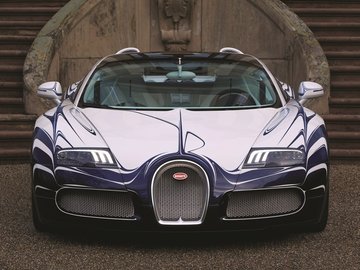 Bugatti Veyron 布加迪 白金 跑车 汽车 宽屏