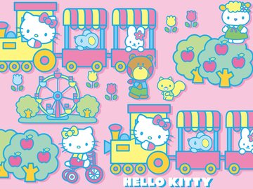 Hello Kitty 可爱 卡通 宽屏