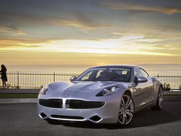 Fisker Karma Hybrid 混合动力 跑车 汽车 宽屏