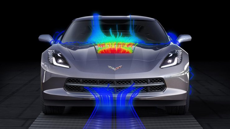 汽车 超跑 克尔维特 灰色 corvette