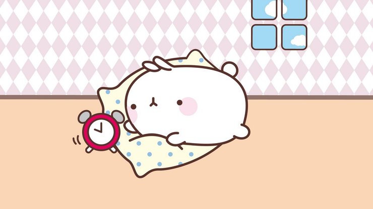 动漫 molang 可爱 手绘