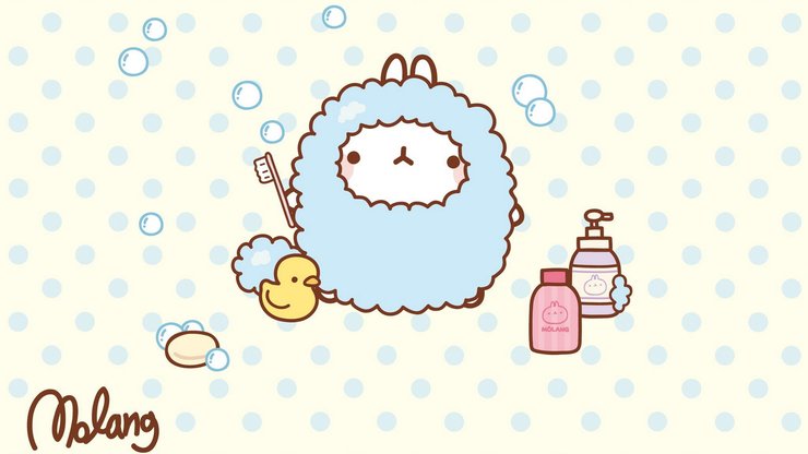 动漫 molang 可爱 手绘