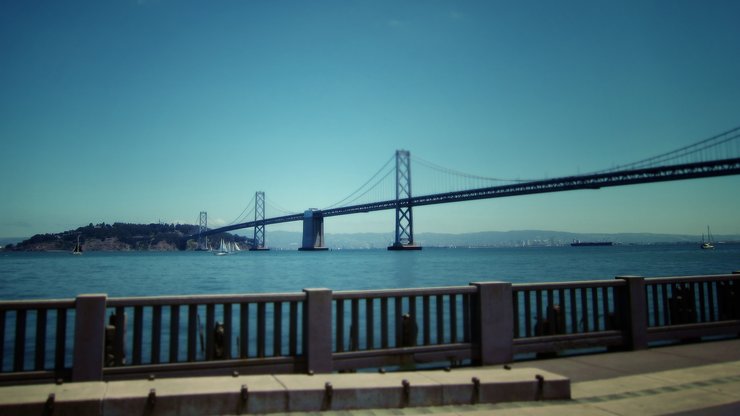 风景 旅游 美国 旧金山-奥克兰海湾大桥