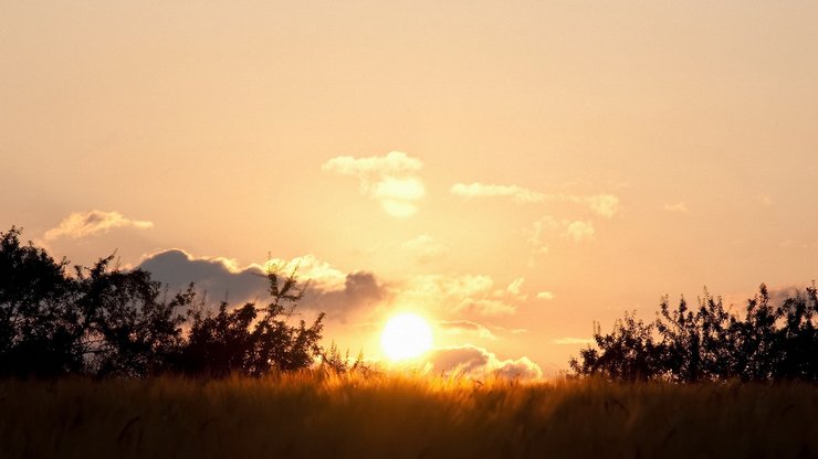 风景 落日 夕阳 落日余晖