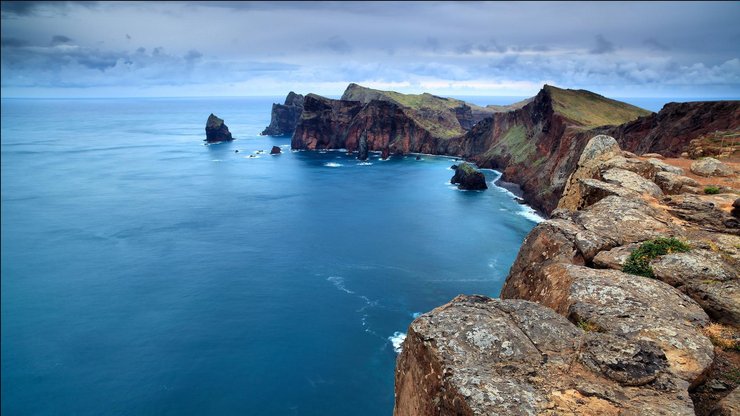 风景 海洋 海岸 礁石