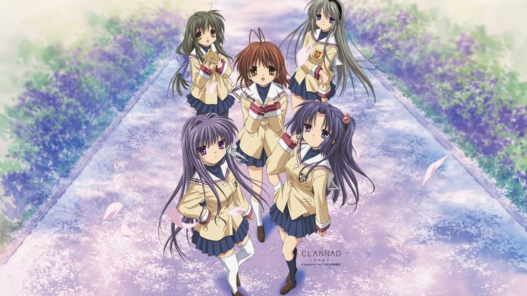 动漫 CG 日本 CLANNAD 美少女 校服 草泥马