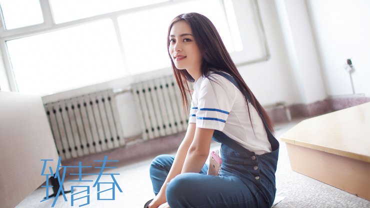 致青春 毕业季 美女 模特 宽屏 学生妹 清纯