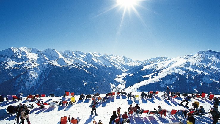 风景 风光 自然风景 高清 宽屏 雪山 阳光