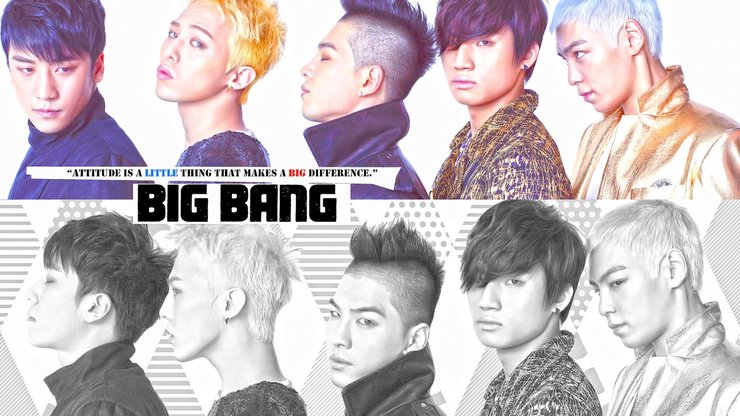 日韩 男明星 组合 BigBang