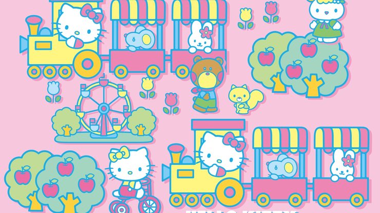 Hello Kitty 可爱 卡通 宽屏