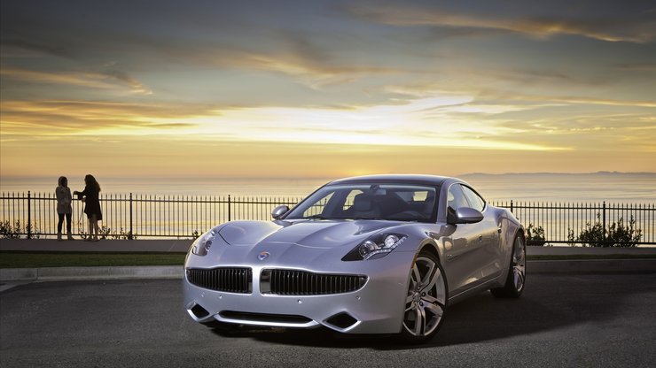 Fisker Karma Hybrid 混合动力 跑车 汽车 宽屏