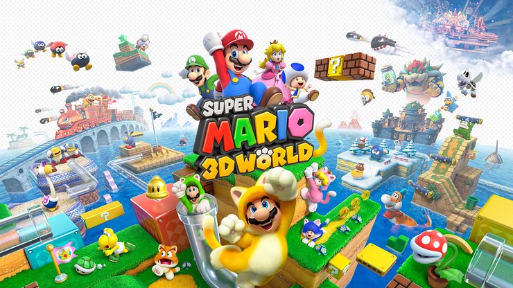 超级玛丽 mario 3D 卡通