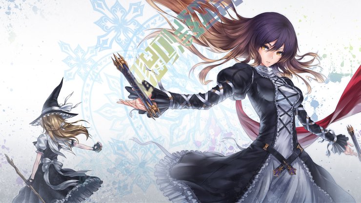 安卓手机动漫 动漫少女 插画 魔法师高清壁纸