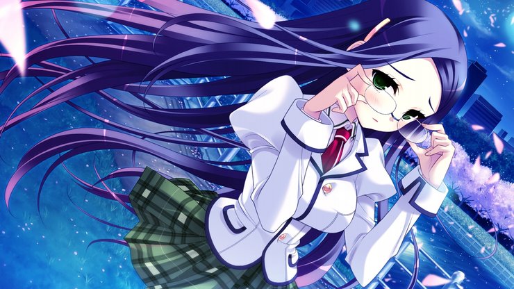 安卓手机动漫 动漫少女 插画 学生妹 可爱高清壁纸
