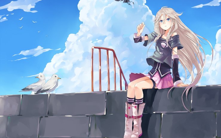 安卓手机动漫 动漫少女 插画 手绘 萝莉控高清壁纸