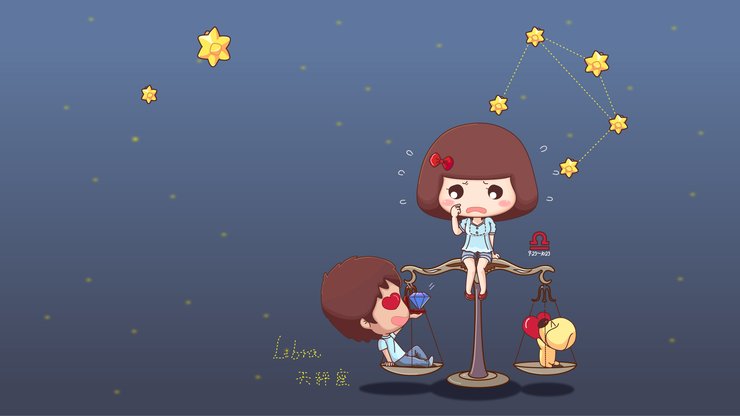 安卓手机动漫 麦拉风 麦拉风星座壁纸 星座壁纸 天平座 天秤座高清壁纸