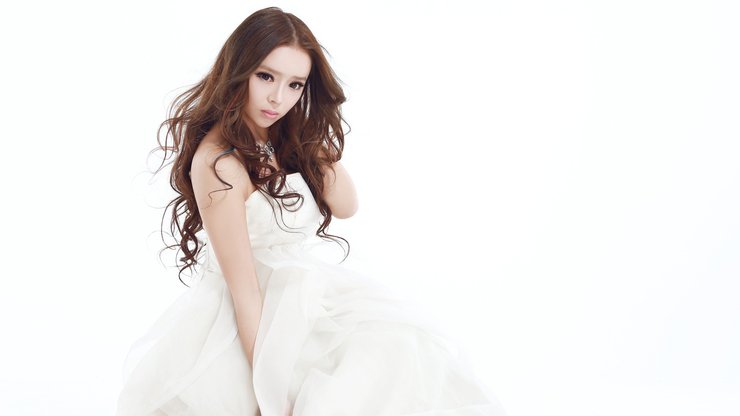 安卓手机美女 可爱 裴紫绮 可人 美丽 白色高清壁纸