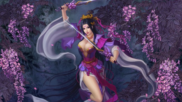安卓手机游戏 三国战魂 游戏美女高清壁纸