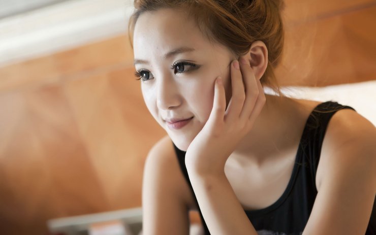 安卓手机美女 靓女 模特 漂亮 性感 可爱 倾心 靓丽高清壁纸