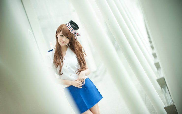 安卓手机美女 靓女 模特 漂亮 性感 可爱 倾心 靓丽高清壁纸