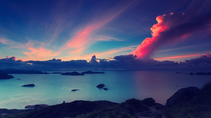 安卓手机风景 海洋 海岸高清壁纸
